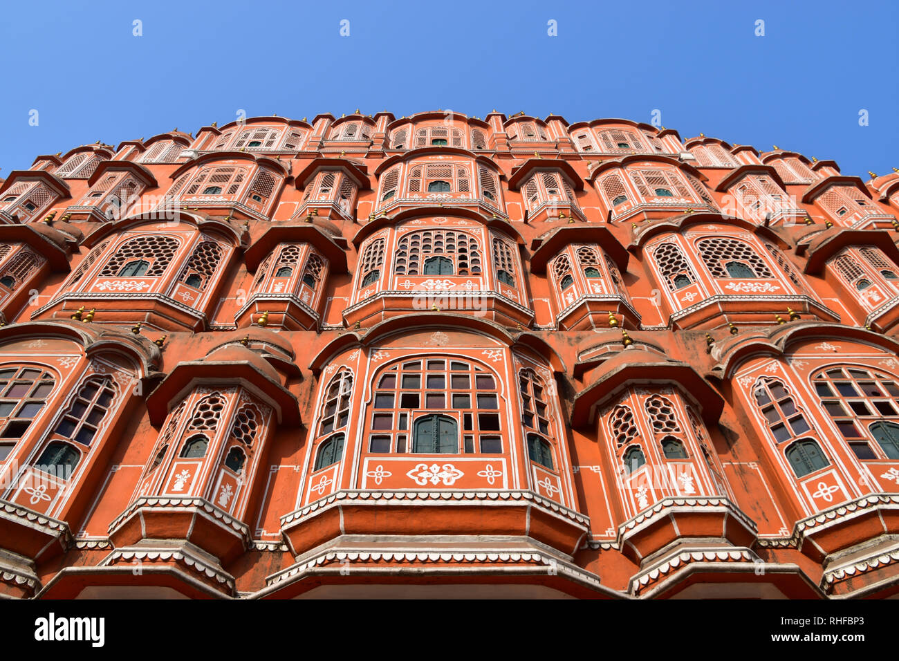 Hawa Mahal, Palace of Winds, Jaipur, Rajasthan, India Stock Photo