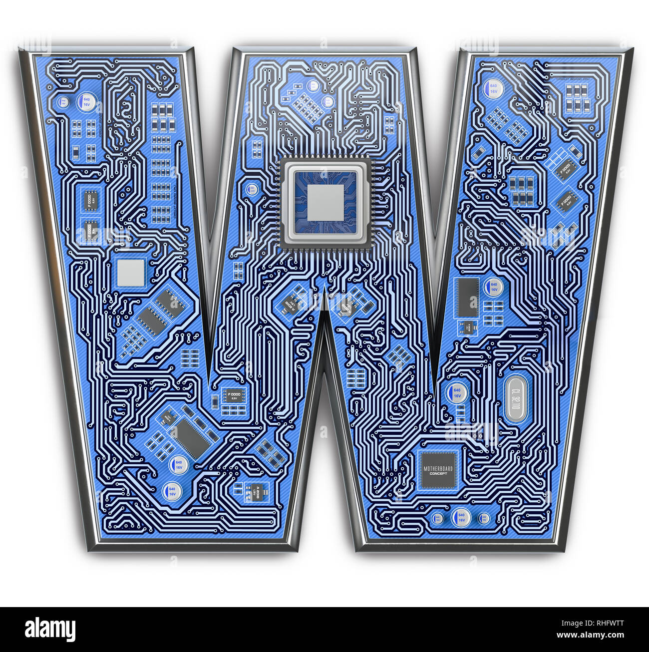 Letter w hi-res stock photography and images - Alamy