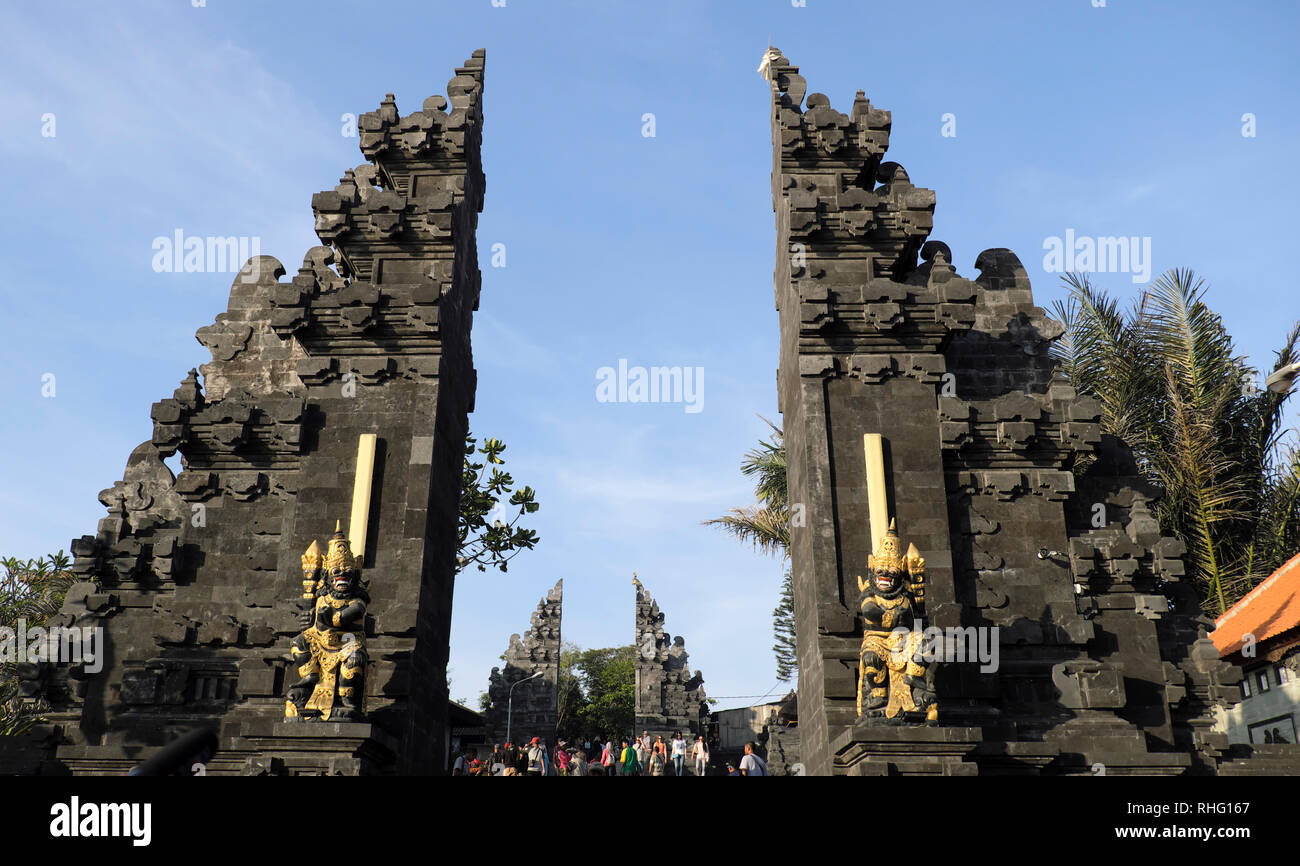 sightseeing and cultural tours to Bali’s western and central regions Stock Photo