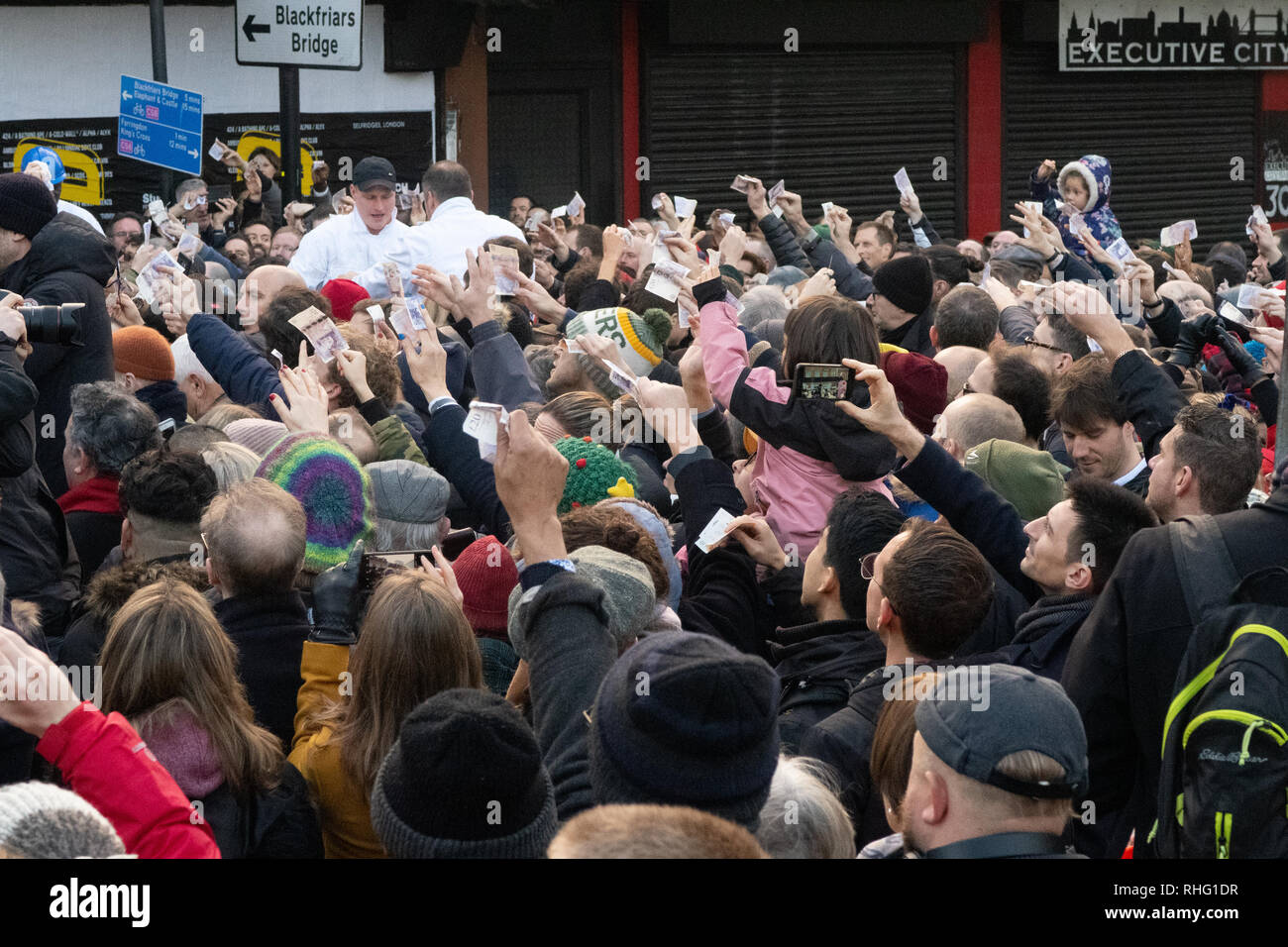 Harts of Smithfield, Christmas Eve Auction 2018 Stock Photo Alamy
