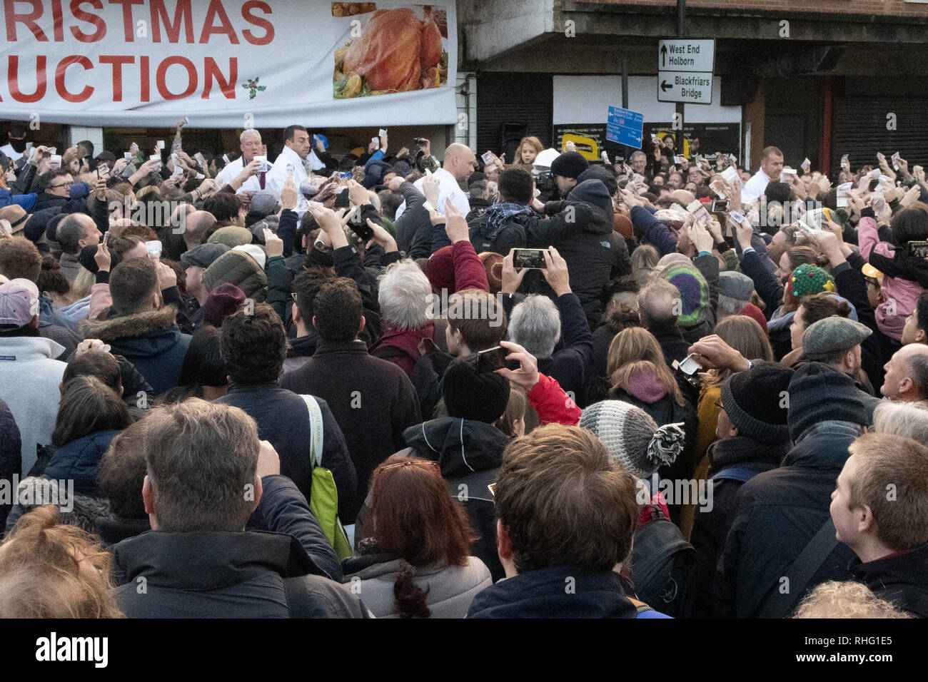 Harts of Smithfield, Christmas Eve Auction 2018 Stock Photo Alamy