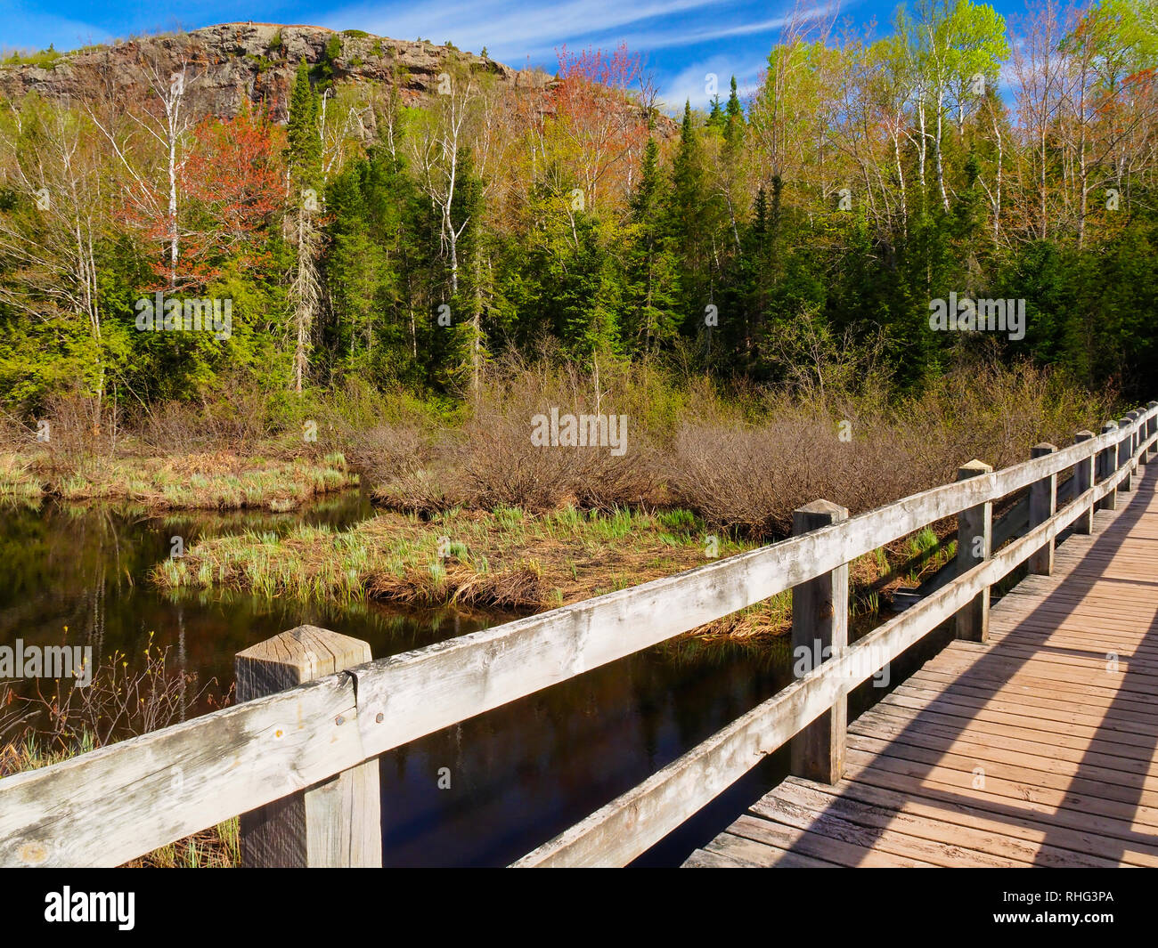 Lake of the Clouds Trail, Porcupine Mountains Wilderness State Park ...
