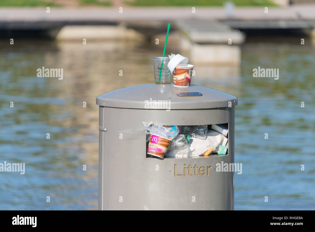 Mcdonalds packaging litter hires stock photography and images Alamy