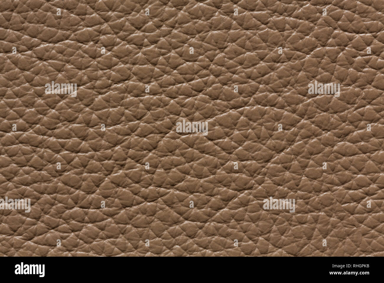 Elegant brown leather texture with contrast surface. Stock Photo