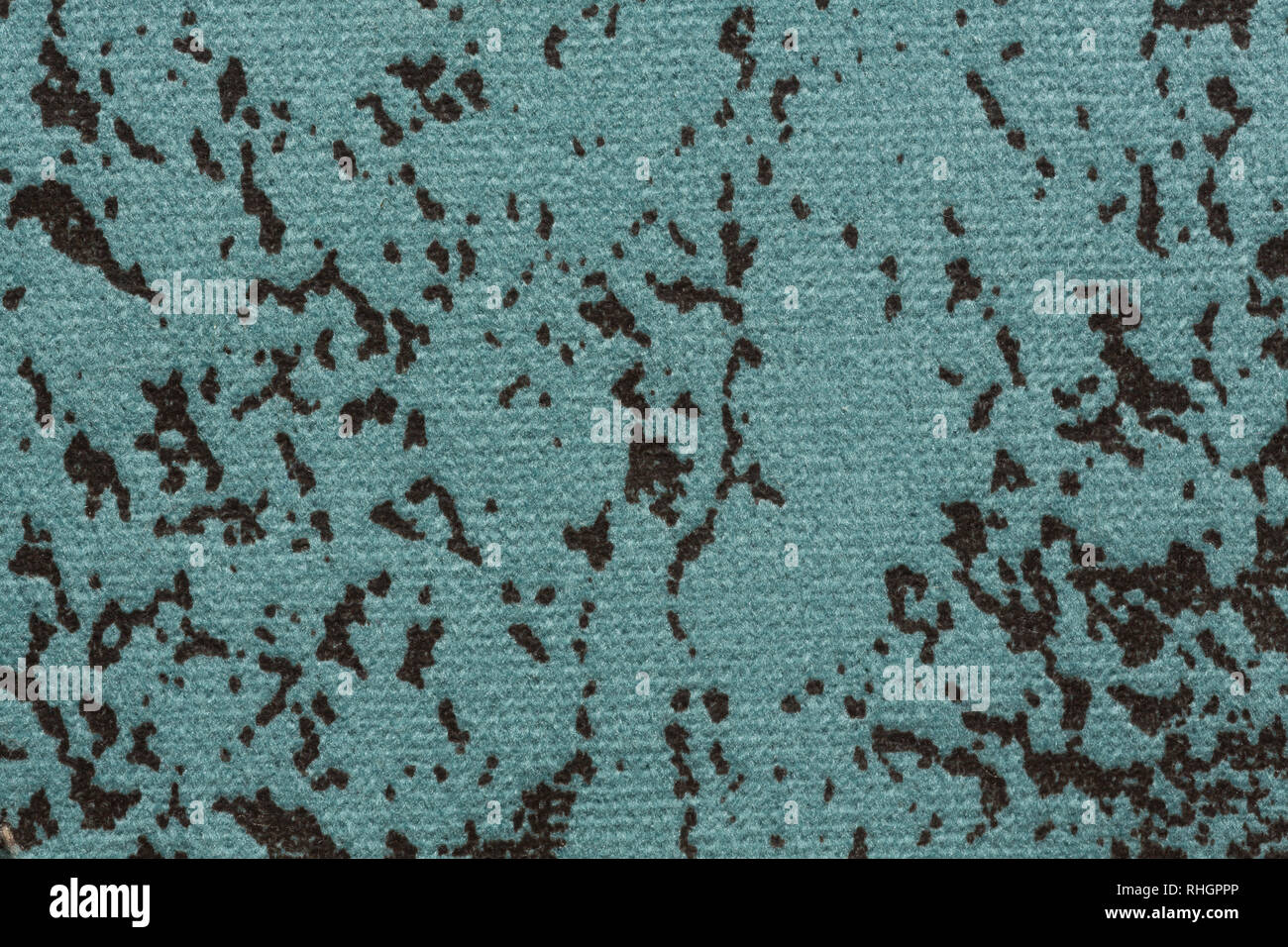 Impressively mottled fabric texture in light blue tone. Stock Photo