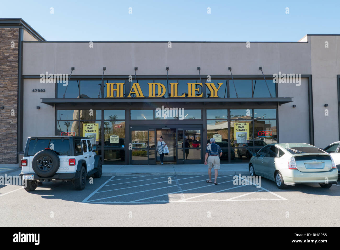 Hadley Fruit Orchards Farmer's Market in Cabazon, California, USA Stock