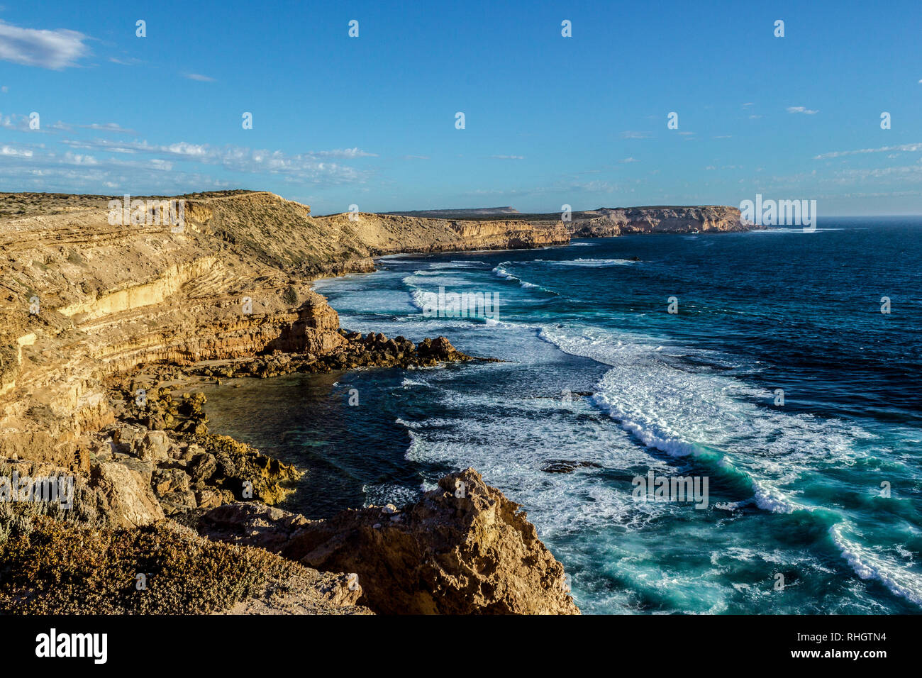 Famous cliffs near port lincon, Beautiful landscape natural attraction