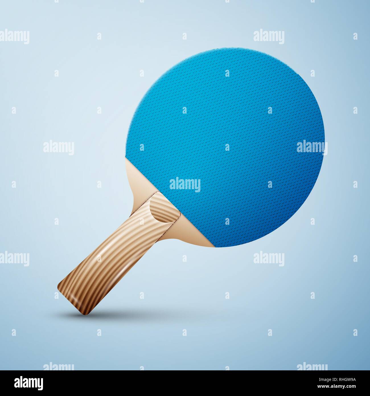 Ping-pong racket on light background. Vector illustration, EPS 10 Stock  Vector Image & Art - Alamy