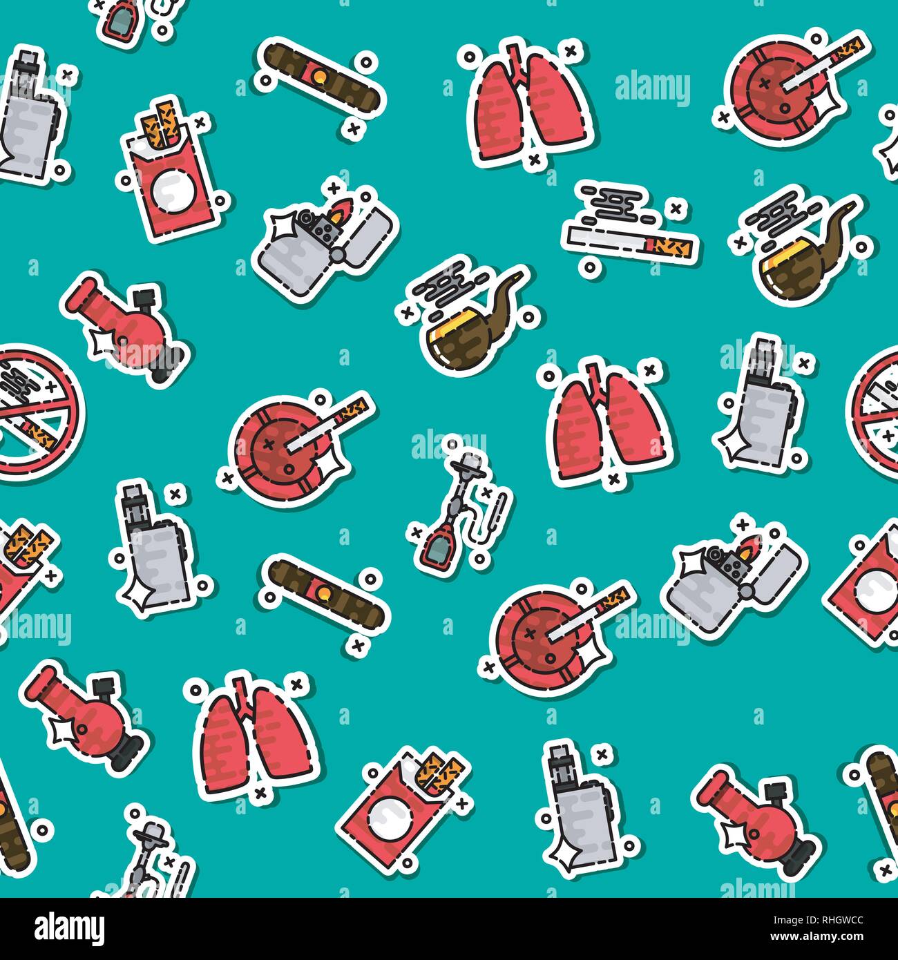 American cigarettes Stock Vector Images - Alamy