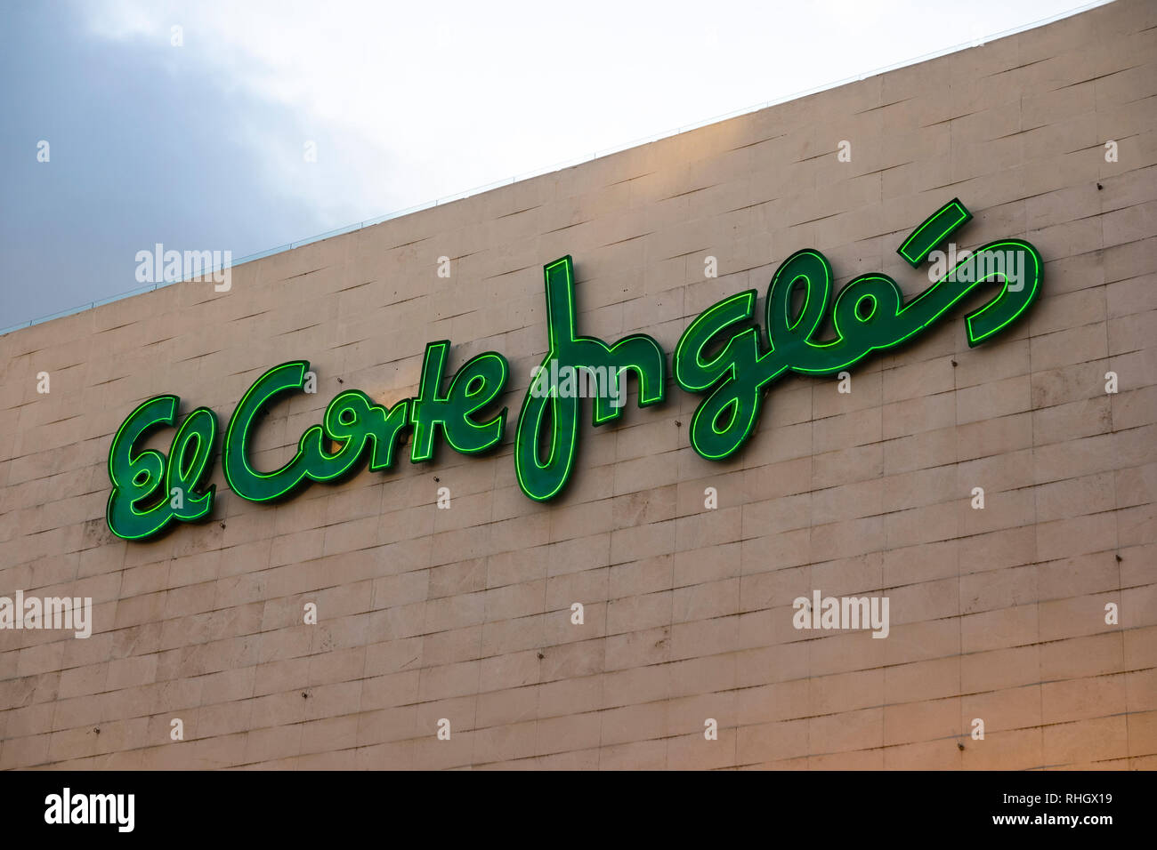 El Corte Ingles department store in Seville, Spain. El Corte Ingles is  biggest department store group in Europe and 4th worldwide. It exists since  194 Stock Photo - Alamy