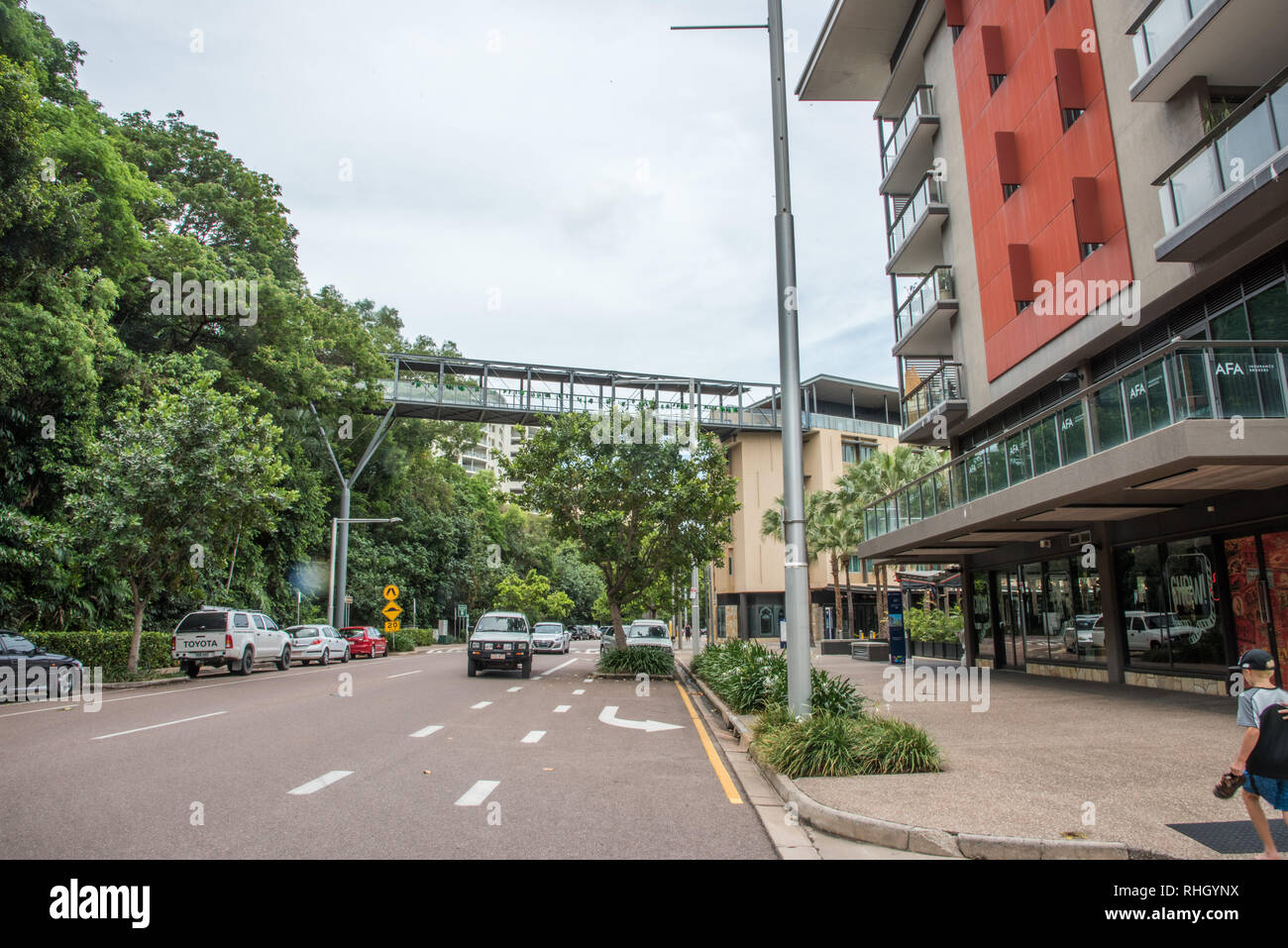 Darwin, Northern Territory, AustraliaOctober 22,2017 Waterfront road