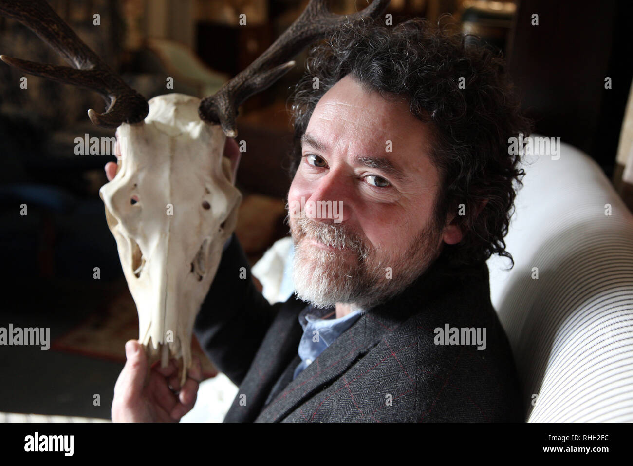 David Keane, founder and owner of The Store Yard, architectural salvage and antiques emporium Stock Photo