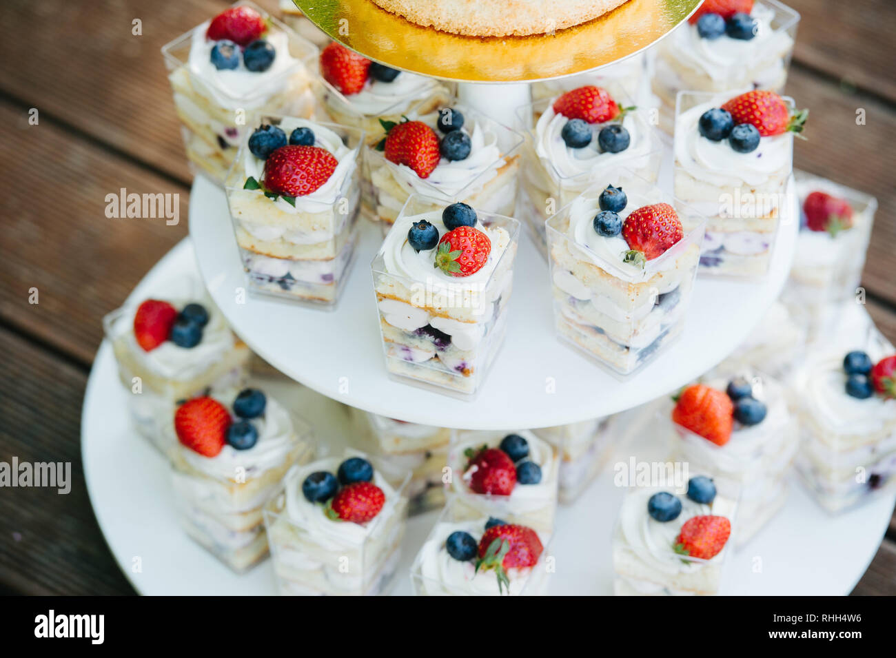 Three tier cake plate hi-res stock photography and images - Alamy