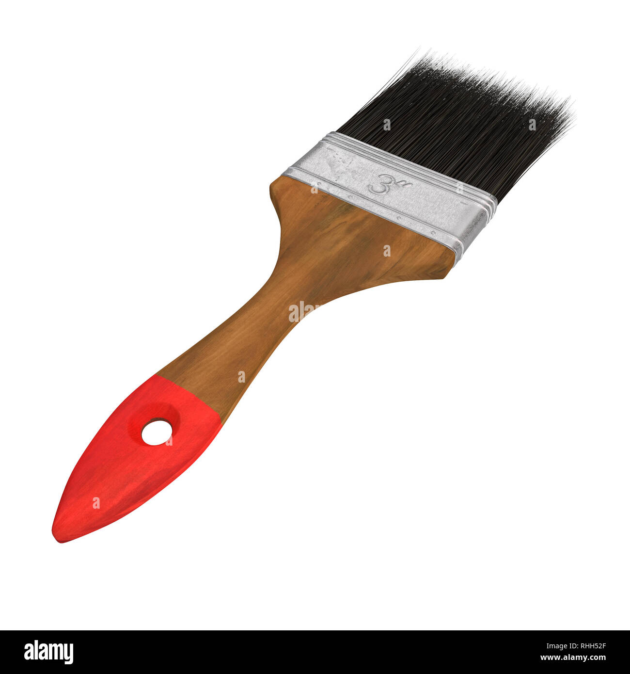 Illustration Carpenter Construction Paint Brush High Resolution Stock