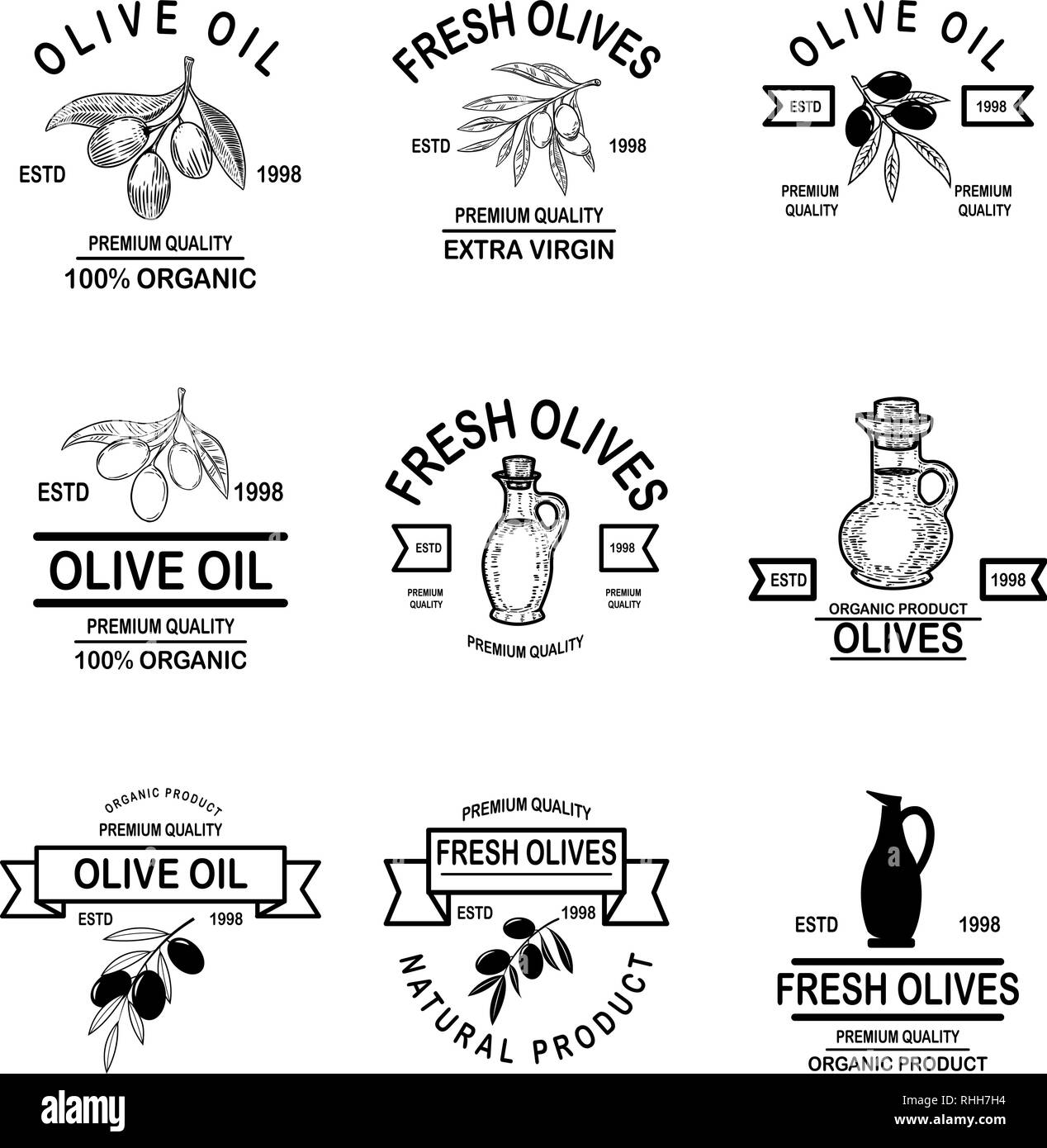 Vintage Olive Oil Label