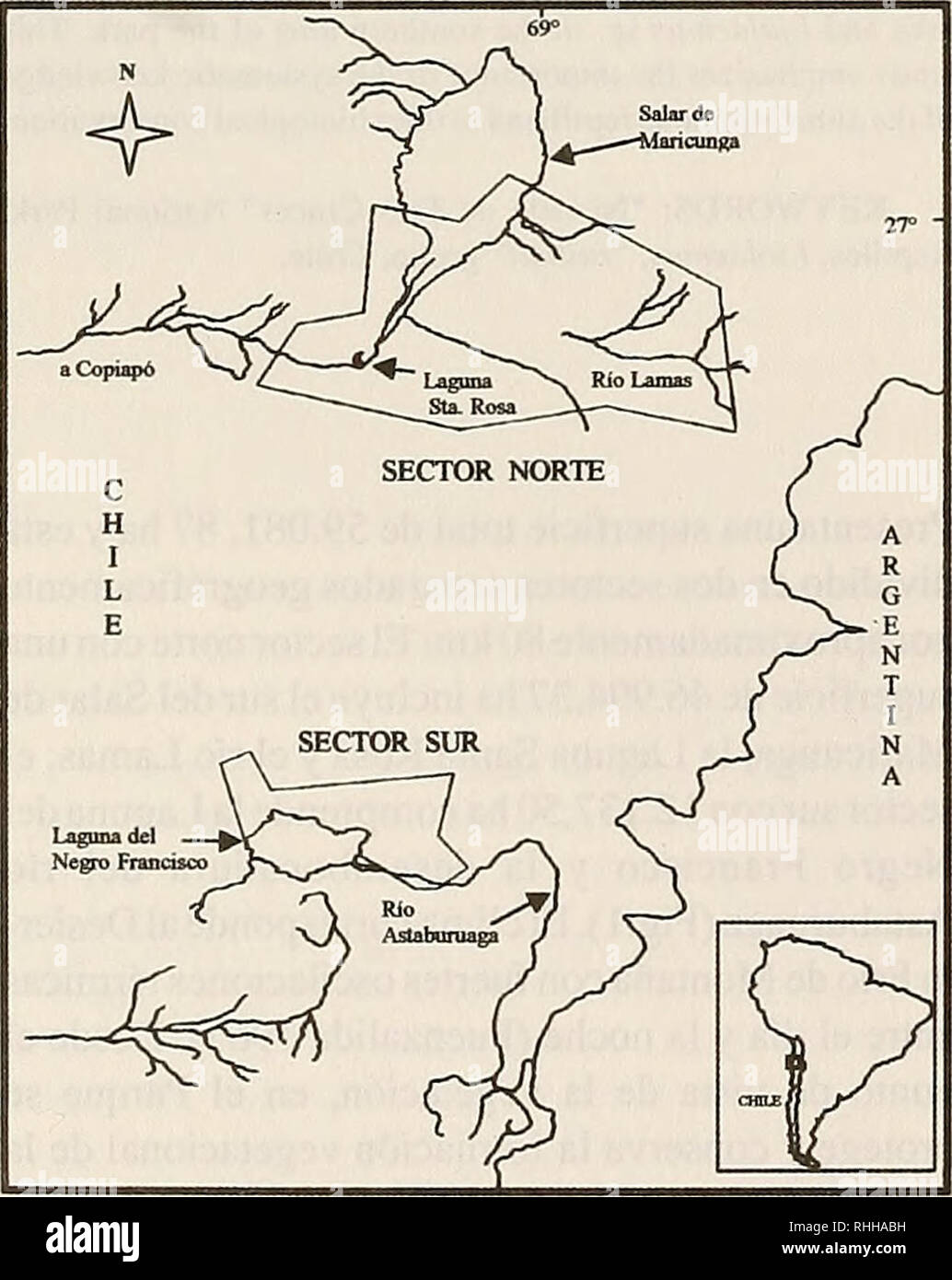 . Boletin de la Sociedad de Biología de Concepción. Sociedad de Biología de Concepción; Biology; Biology. Bol. Soc. Biol. Concepción, Chile. Tomo 71, 2000 CONAF1997). Además ha sido considerado un sitio de prioridad I en el Libro Rojo de los sitios priorita- rios para la conservación de la diversidad biológica en Chile (Muñoz et al. 1996). Este Parque protege una fauna de 72 especies de vertebrados (CONAF 1997), de las cuáles 16 espe- cies se encuentran con problemas de conservación (Glade 1988). Sin embargo, se cuenta con una escasa información sobre las especies de reptiles que están siendo  Stock Photo