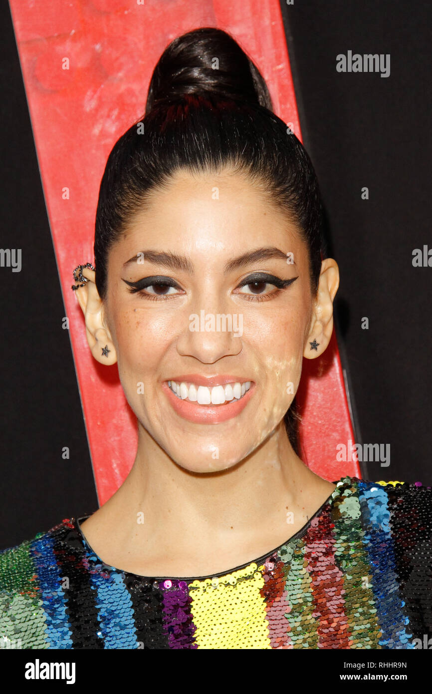 California, USA. 2nd Feb 2019. Stephanie Beatriz at Warner Bros.' "The