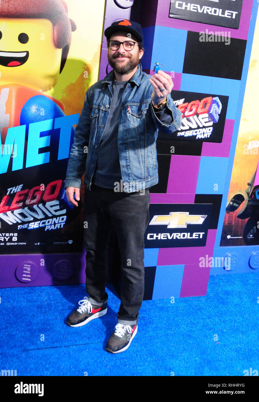 California USA. 2nd Feb 2019. Actor Charlie Day attends the