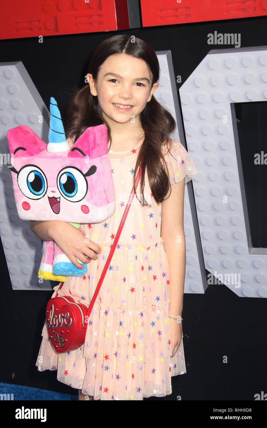 Brooklynn Prince 02 02 2019 The World Premiere of The Lego Movie 2 The Second Part held at the Regency Village Theatre in Los Angeles CA Photo Cronos Hollywood News Stock Photo Alamy