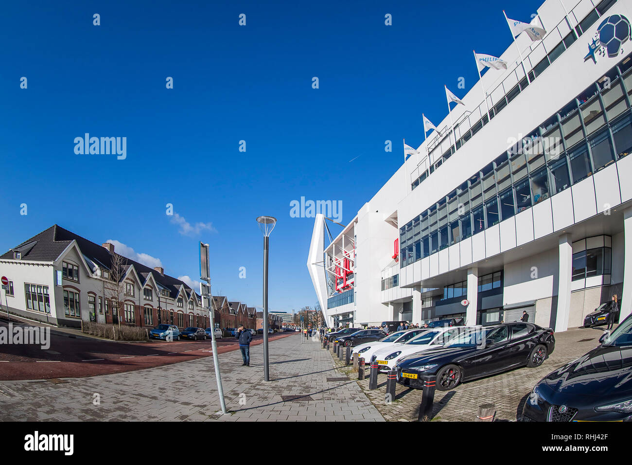 EINDHOVEN, PSV - Fortuna Sittard, 03-02-2019 football, Dutch Eredivisie Season 2018 - 2019, Philips Stadium, overview of the stadium Stock Photo