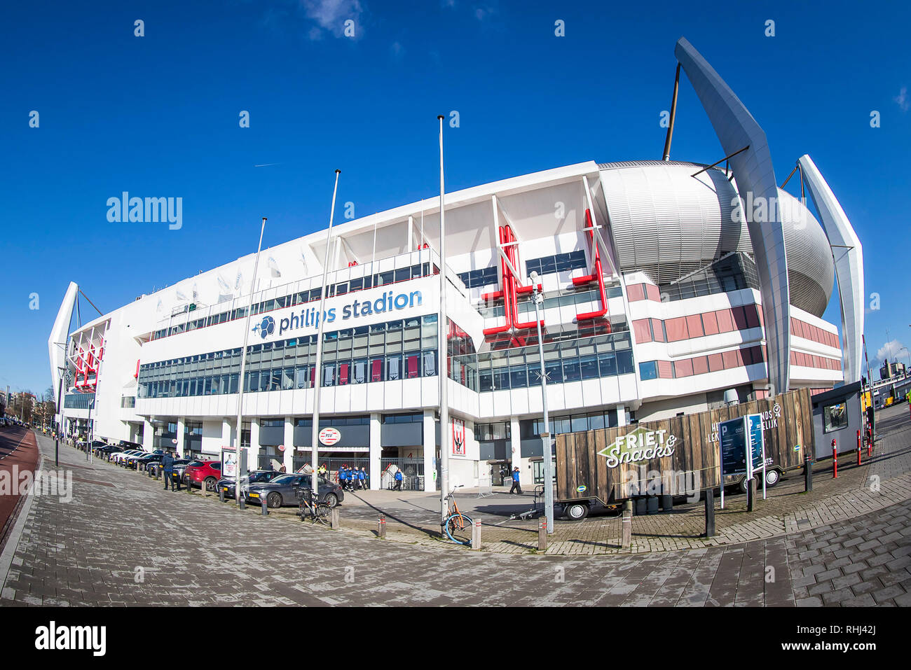 EINDHOVEN, PSV - Fortuna Sittard, 03-02-2019 football, Dutch Eredivisie Season 2018 - 2019, Philips Stadium, overview of the stadium Stock Photo