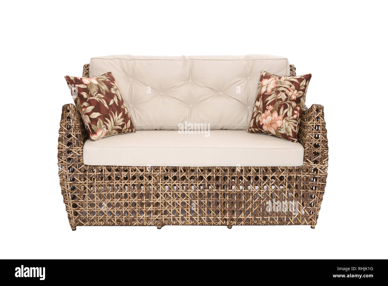 Garden Furniture isolated on white background Stock Photo - Alamy