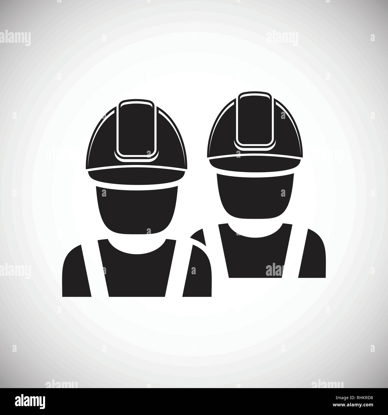 Field engineer icon on white background for graphic and web design ...