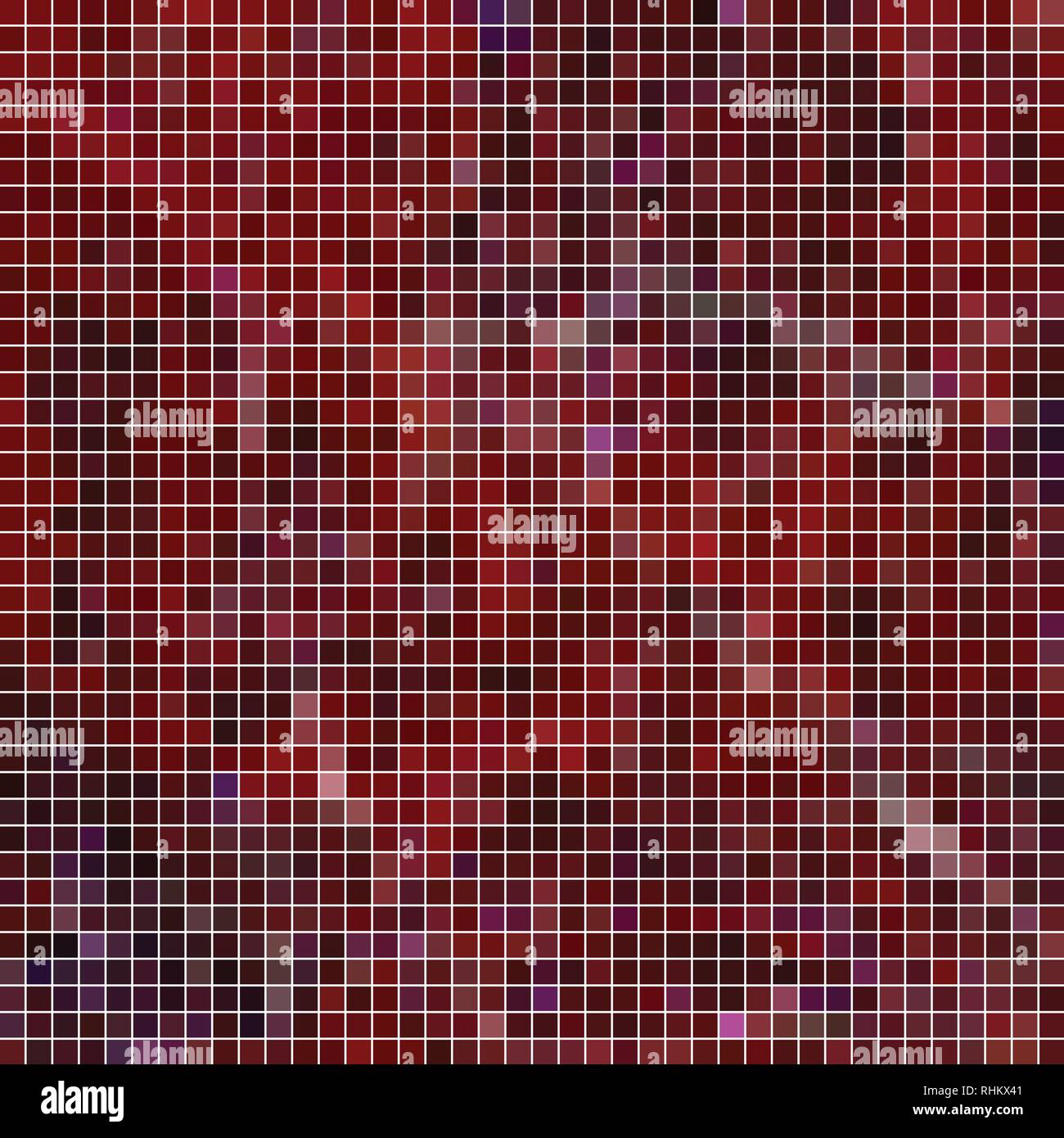 abstract vector square pixel mosaic background - red Stock Vector Image ...