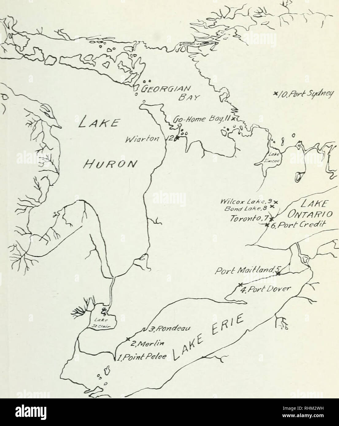 Biological Series Biology Fig 1 Map Of Southwestern Ontario