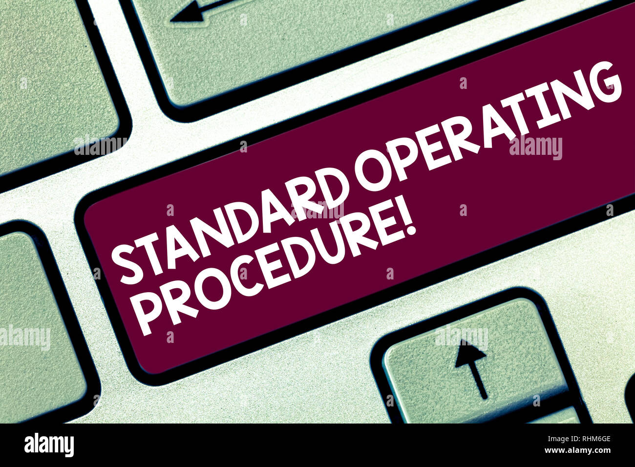 Text sign showing Standard Operating Procedure. Conceptual photo ...