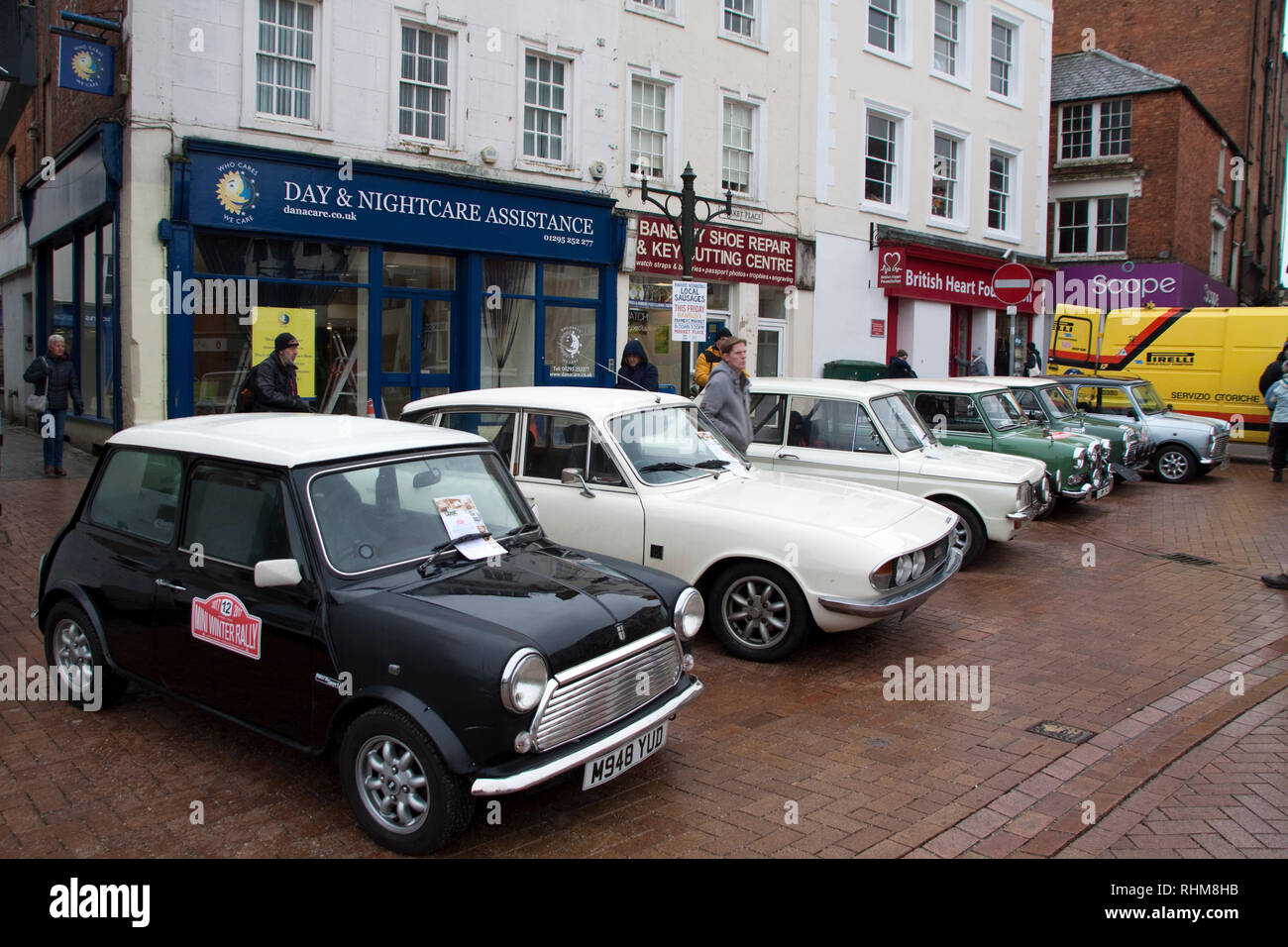 Monte-Carlo Rally 2019 Banbury Stock Photo