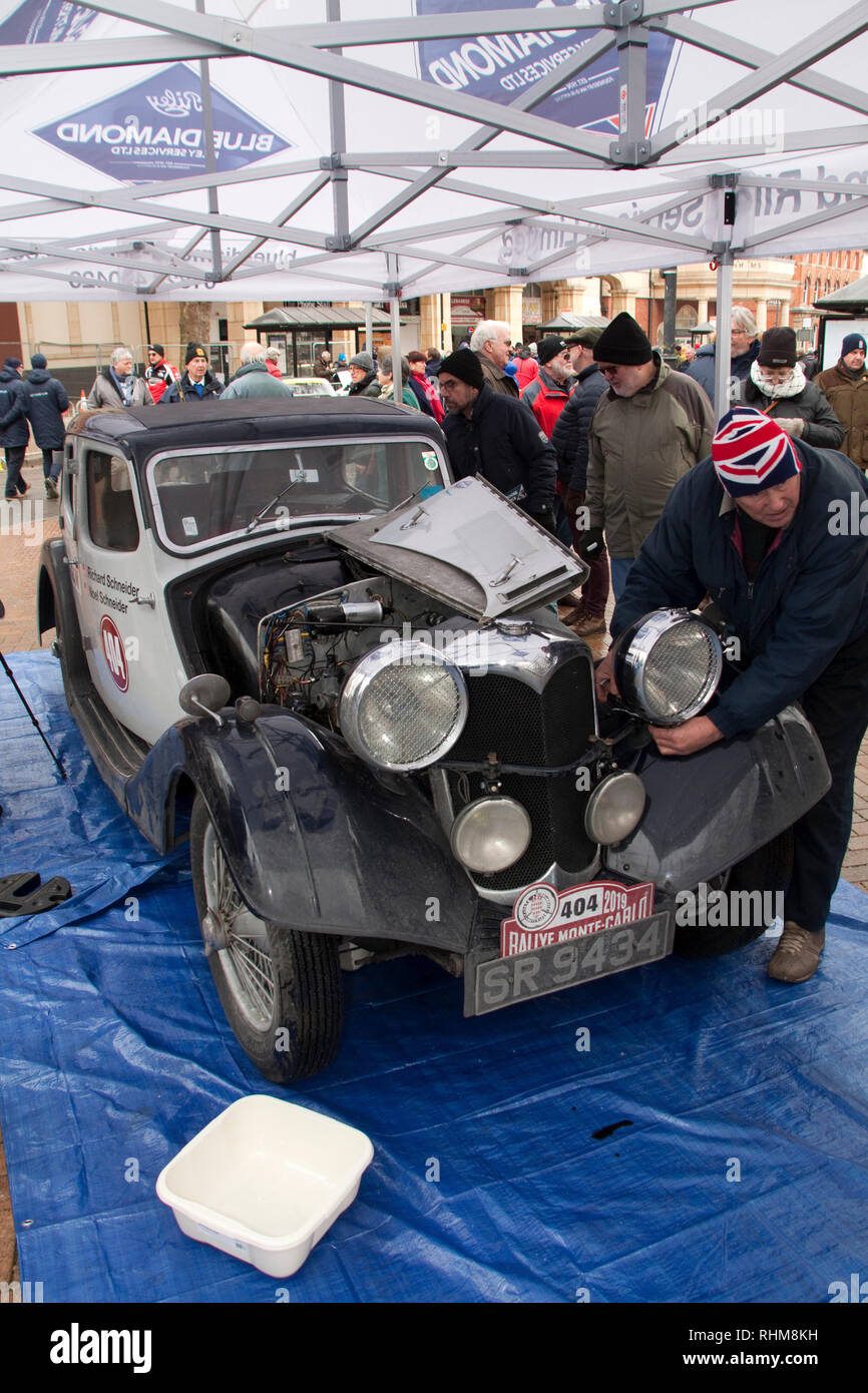 Monte-Carlo Rally 2019 Banbury Stock Photo