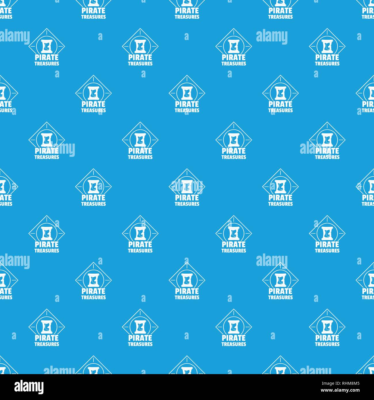 Pirate pattern vector seamless blue Stock Vector Image & Art - Alamy