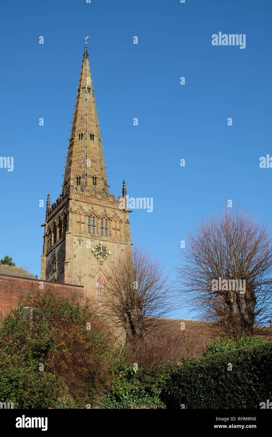 Coleshill church spire in Warwickshire, UK Stock Photo Alamy