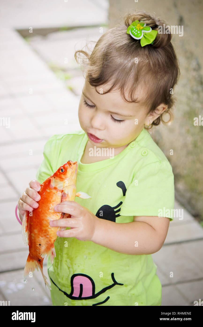 Showing baby how to fish hi-res stock photography and images - Alamy