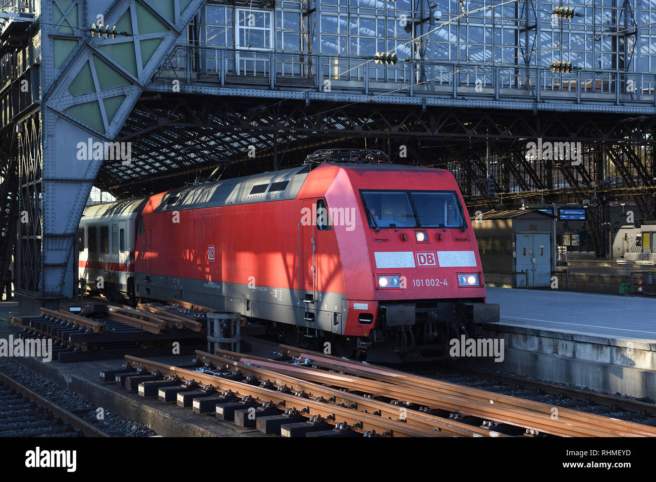 class 101;101 002-4;electric locomotive;cologne hbf;germany Stock Photo