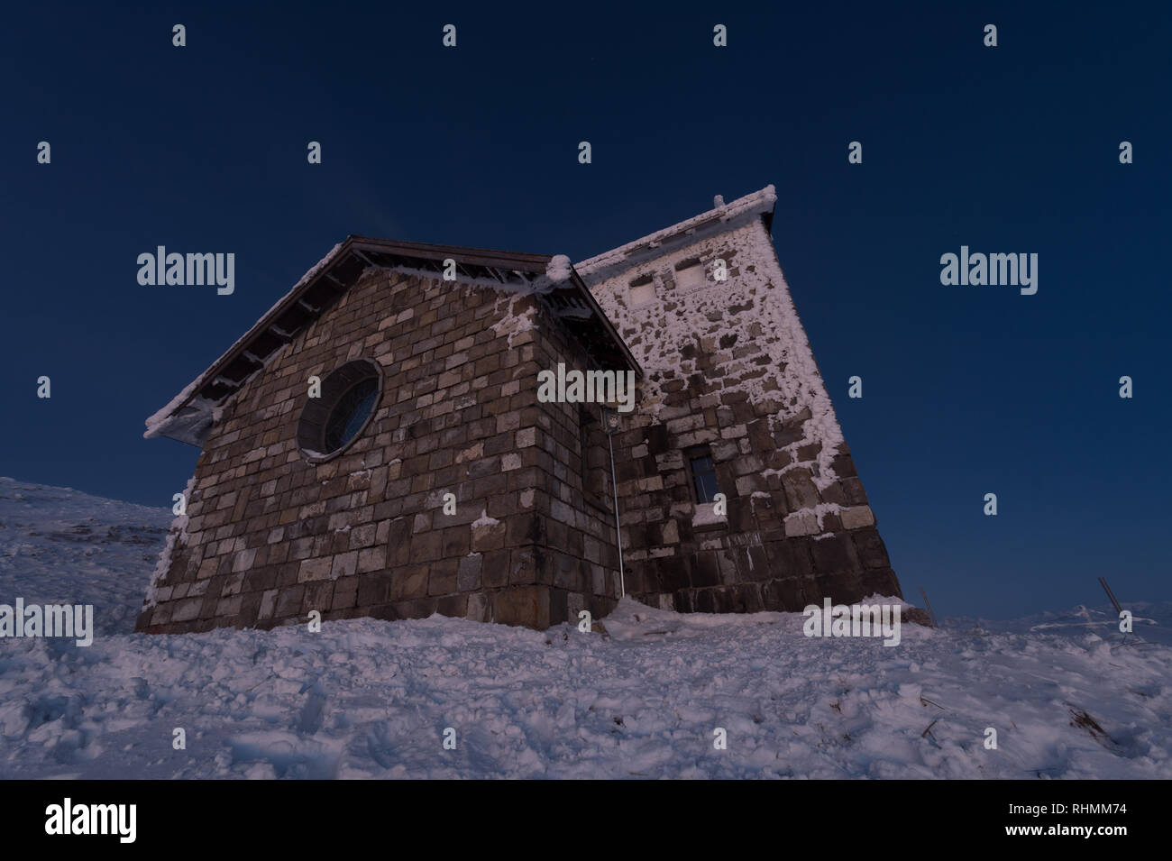 Sunset and cold panoramic view hi-res stock photography and images - Alamy