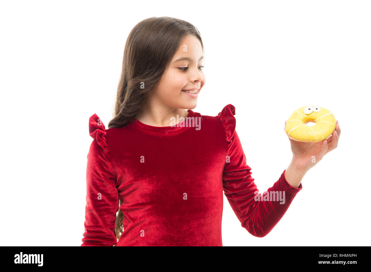 Sweet obsession. Happy childhood and sweet treats. Breaking diet