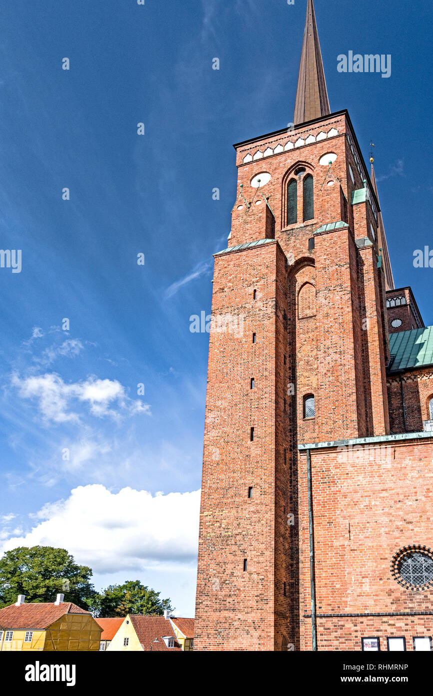 Roskilde Domkirke (Denmark, Zealand); Domkirche zu Roskilde, Dänemark Stock Photo