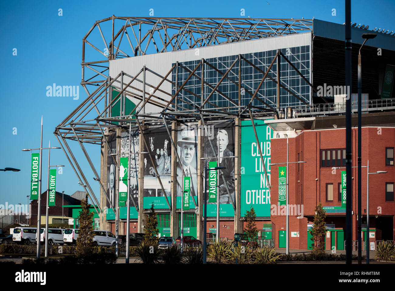 Glasgow Celtic Football Club Stadium Stock Photo