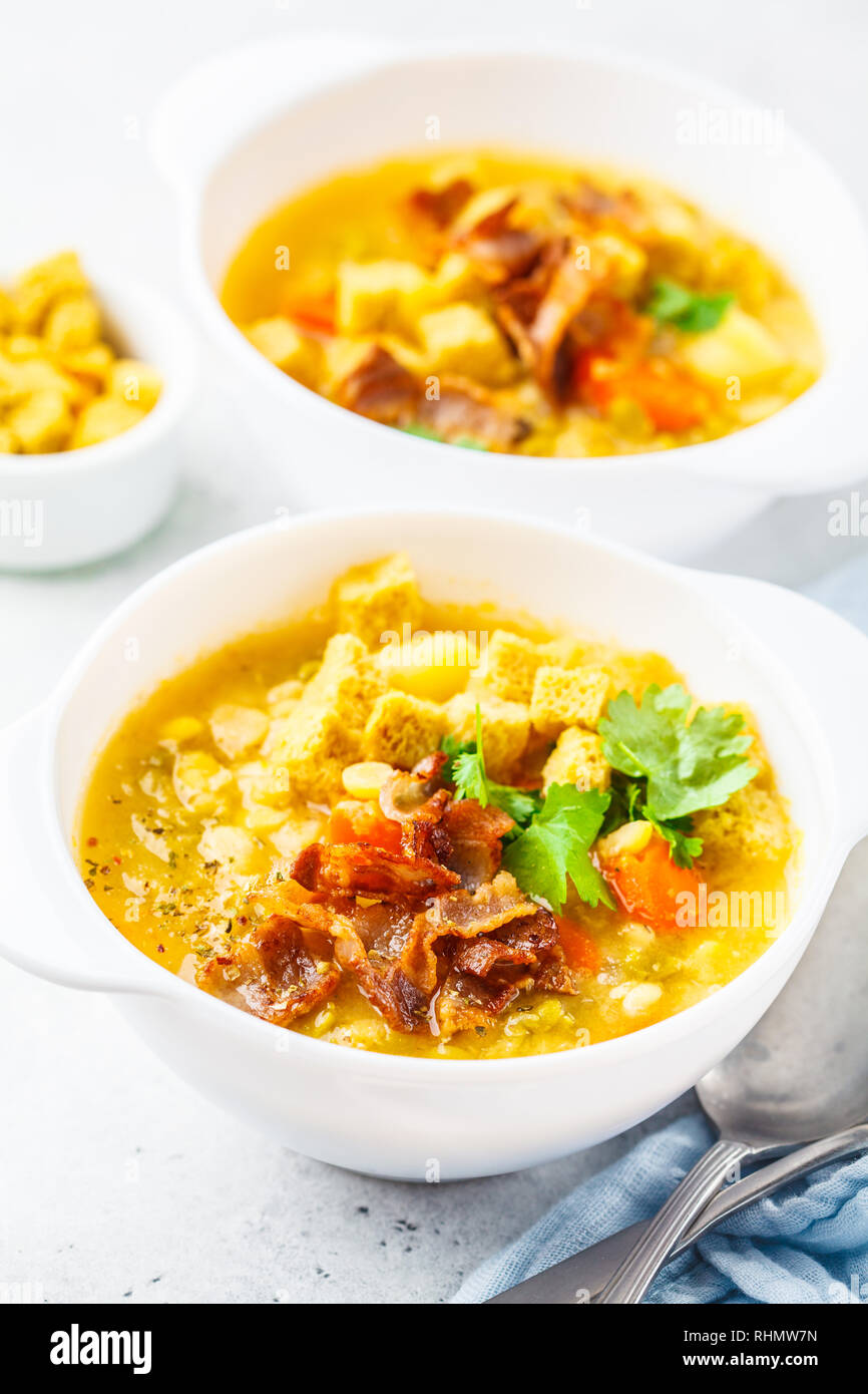 Split Pea Soup {Ukrainian Recipe} 