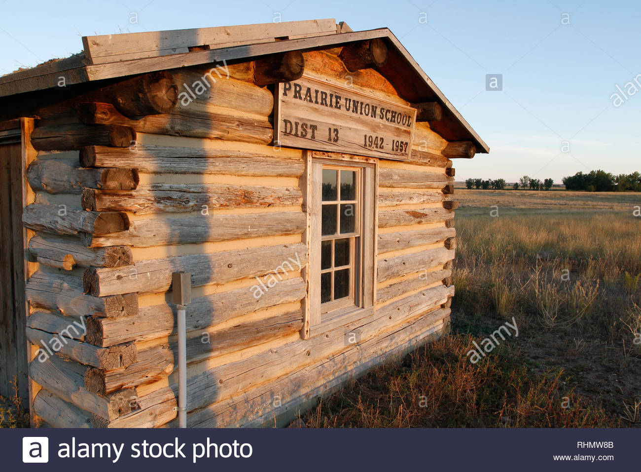 Log Cabin The Plains Stock Photos Log Cabin The Plains Stock