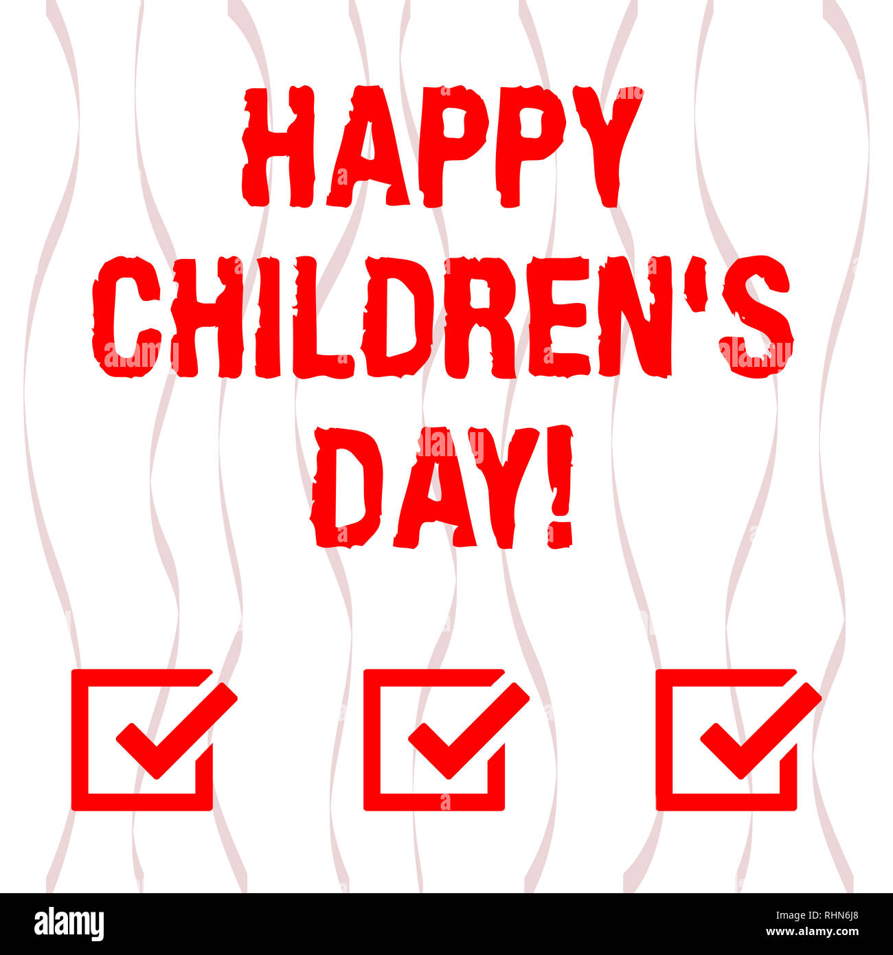 Handwriting text Happy Children S Day. Concept meaning fixed date made