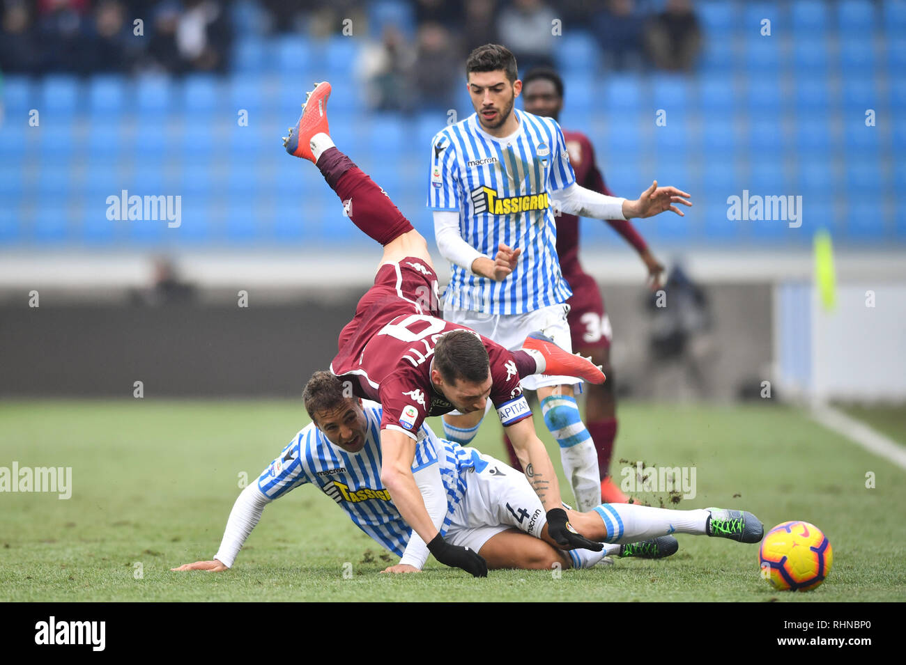 Ferrara, Italy. 18th May, 2017. Serie B Trophy Football/Soccer : Italian Serie  B match between SPAL 2-1 FC Bari at Stadio Paolo Mazza in Ferrara, Italy .  Credit: Maurizio Borsari/AFLO/Alamy Live News