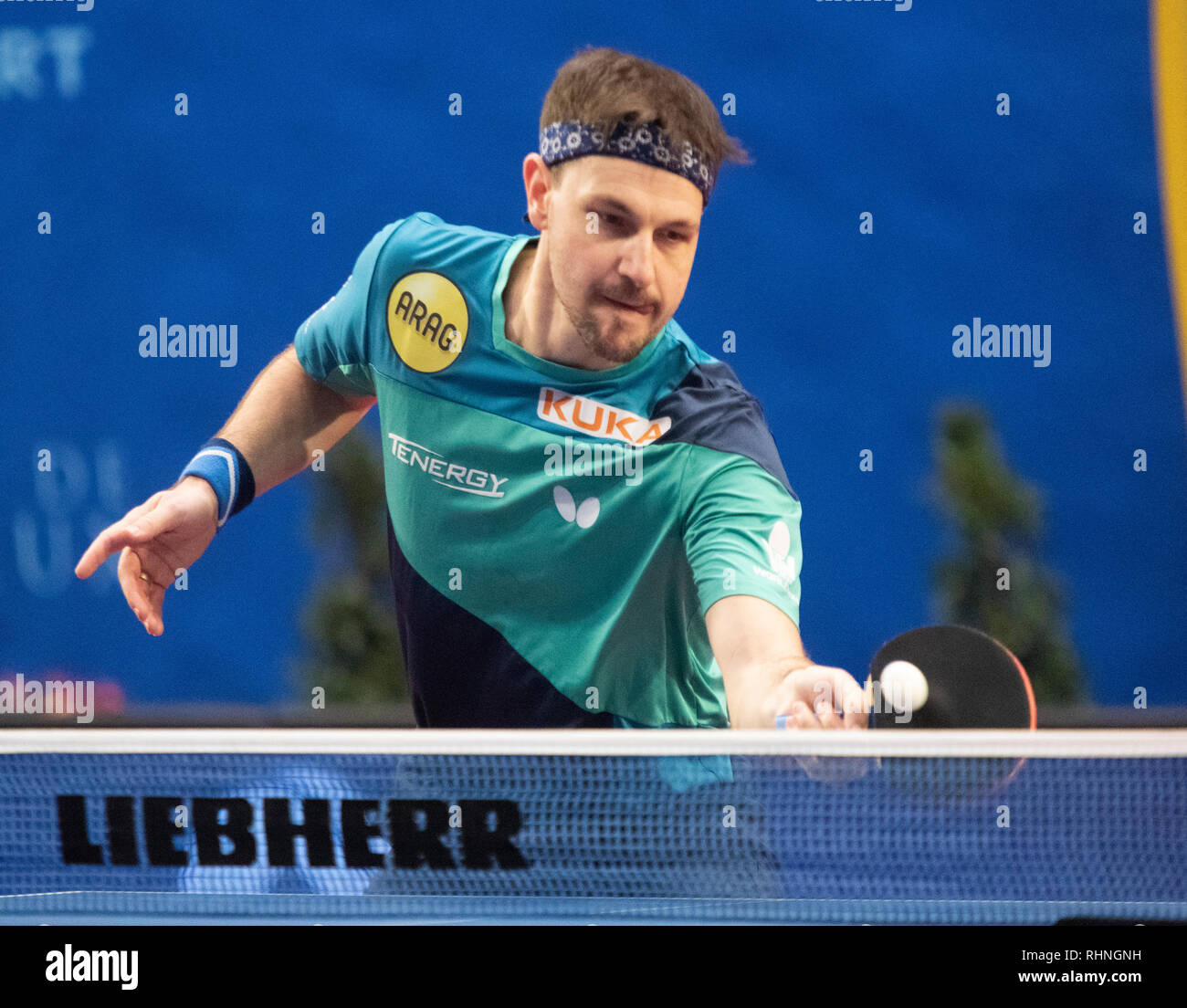 Montreux, Switzerland. 3rd Feb 2019. Timo BOLL (GER), Feb 3 2019 - Table  Tennis : ITTF Europe Top