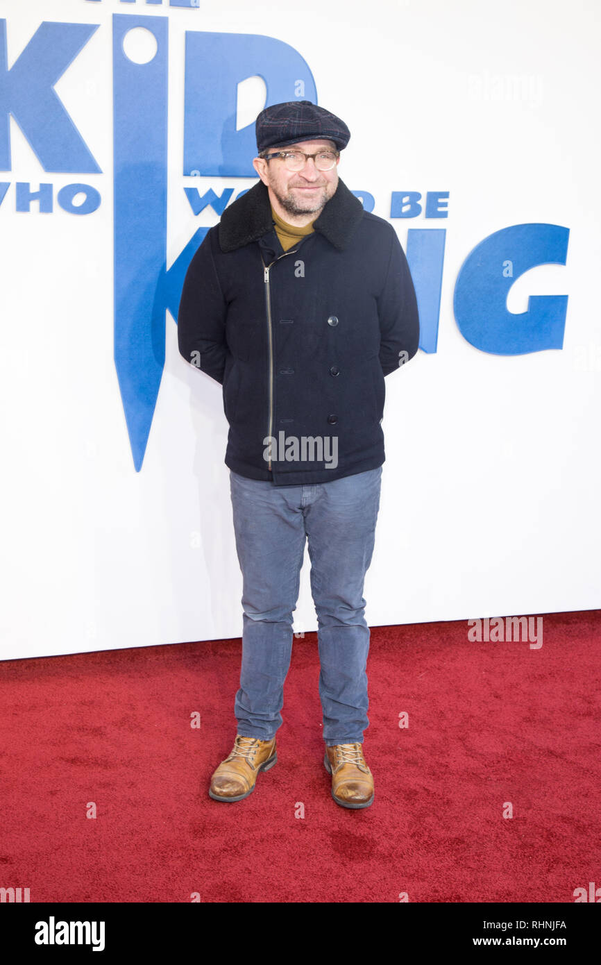 London, UK. 3rd February, 2019. Eddie Marsen at The Kid Who Would Be King - Family Gala Screening at Odeon Luxe Leicester Square on 3rd February 2019 Credit: Tom Rose/Alamy Live News Stock Photo