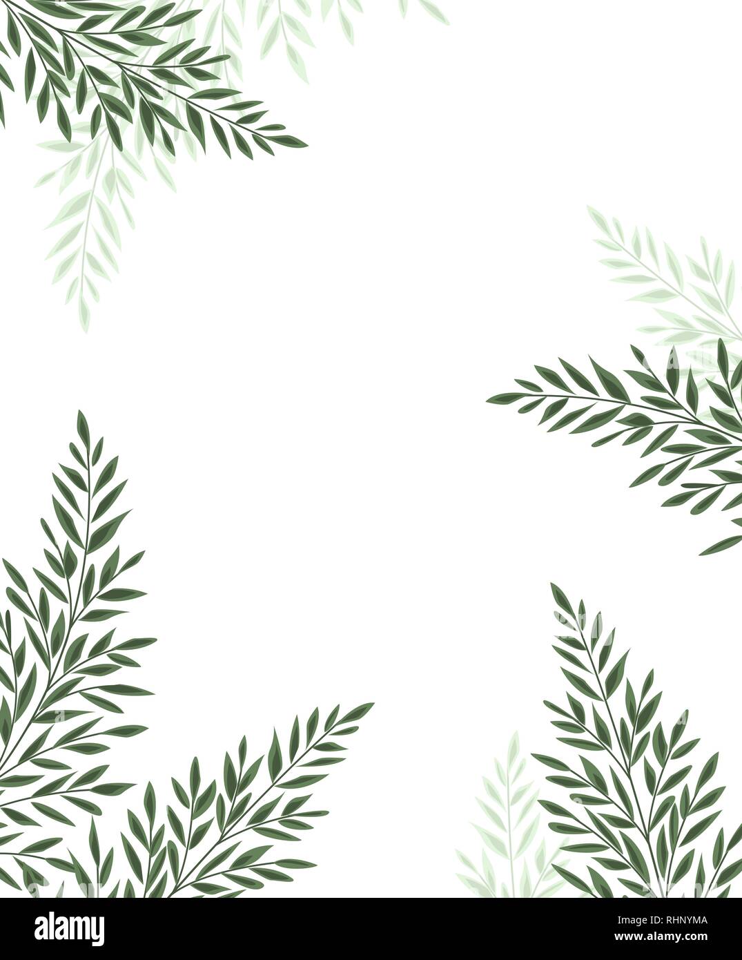 Natural background with leaves Stock Vector Image & Art - Alamy