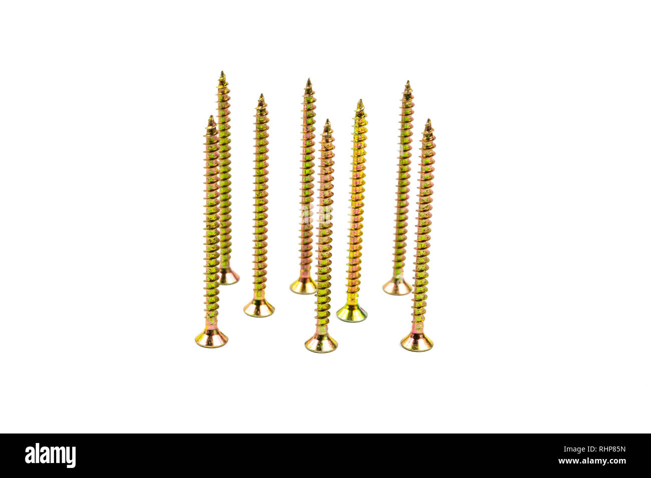 Wood screws for carpenters Stock Photo Alamy