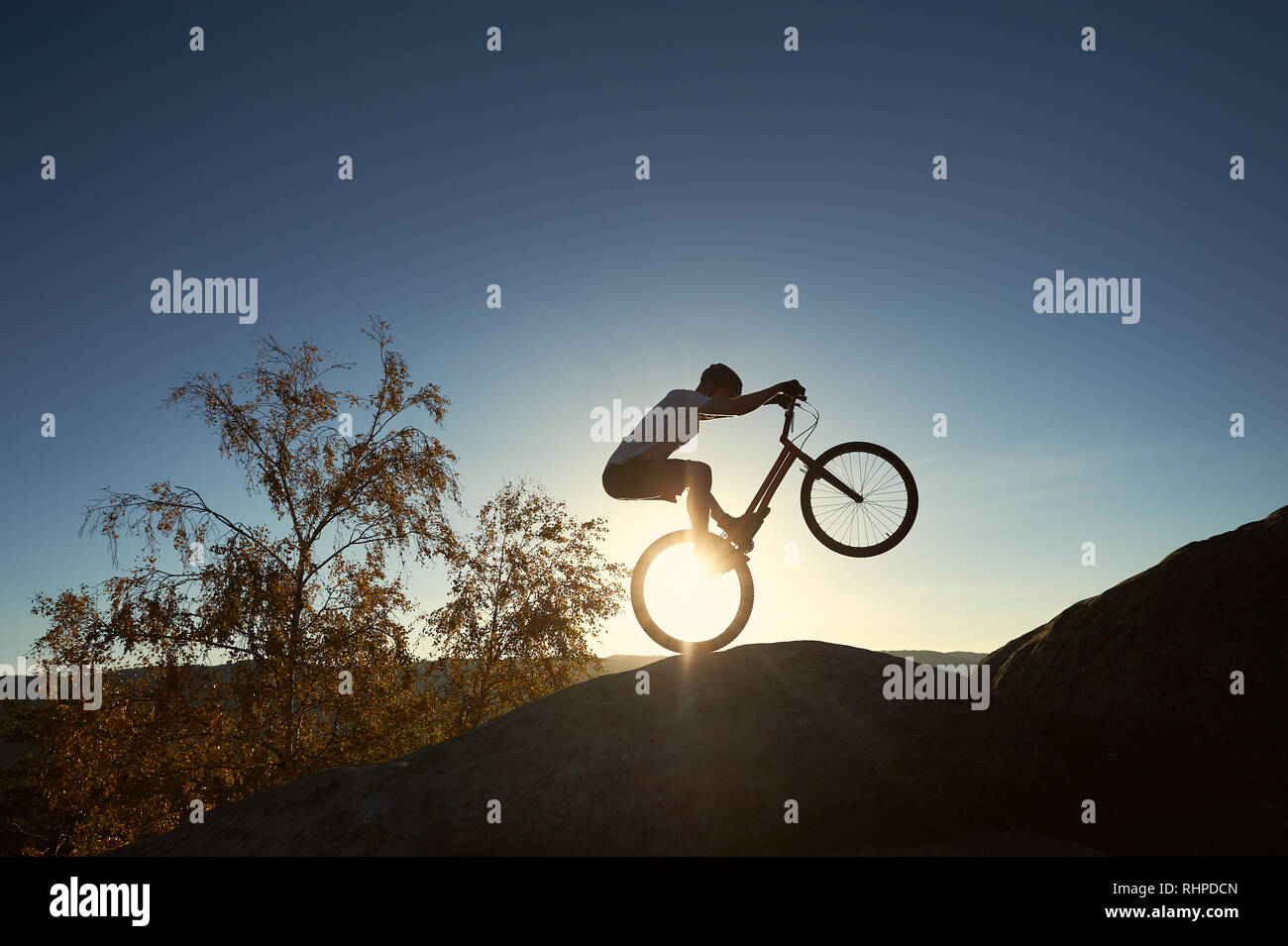 trial bike riding