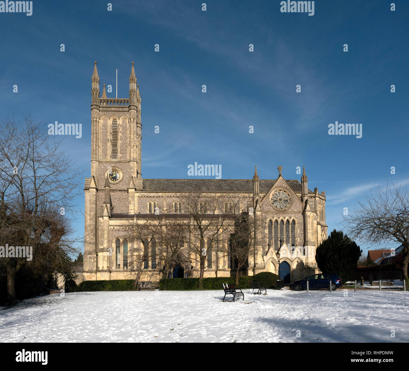 St Mary's Church, Andover, Hampshire, England, United Kingdom Stock Photo